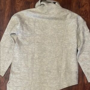 Cozy Gray Turtleneck Sweater